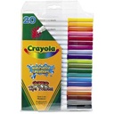 Marqueurs «Crayola Super Tip», Super pointe (Boîte de 20)