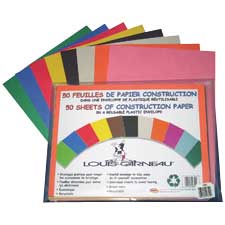 Geocan Construction Paper in a Poly Envelope (50 sheets)