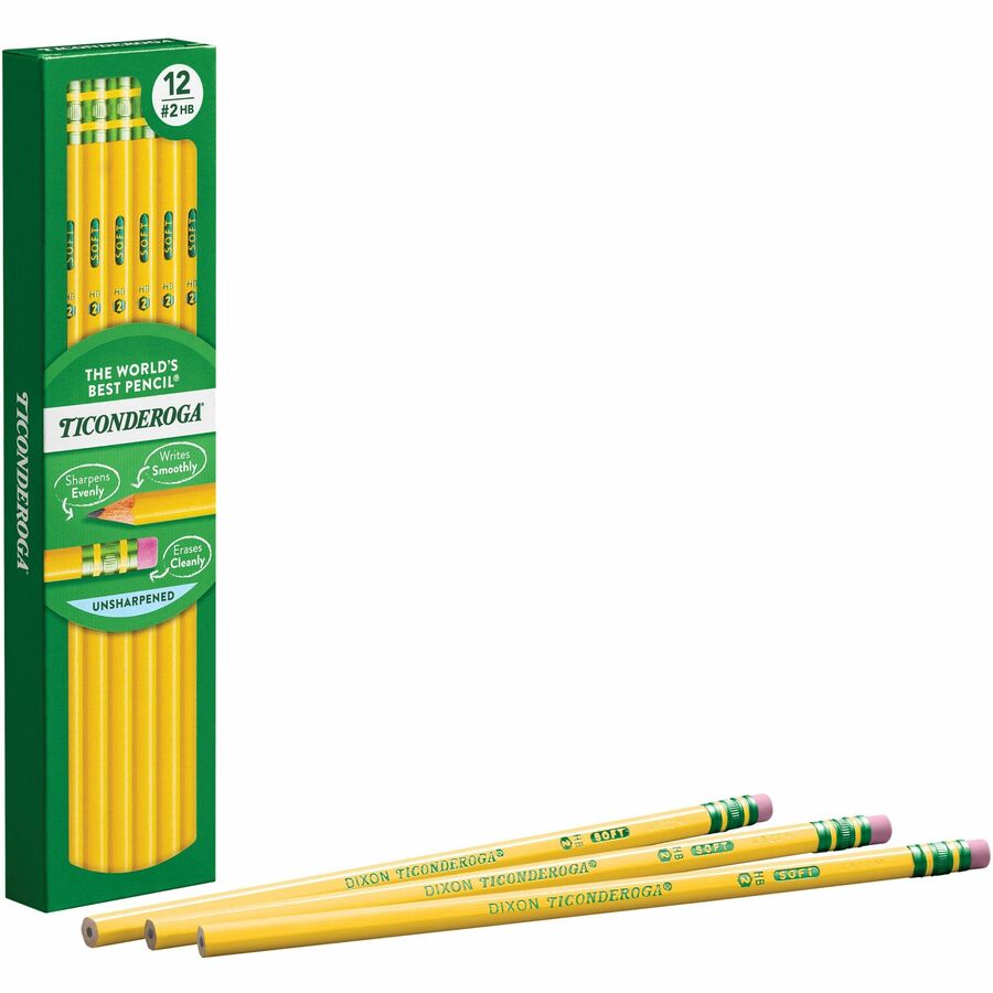 [760769] Dixon #2 Pencils, Package of 12