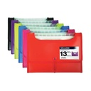 Windowfile™ Expanding File, 13 Pocket, Assorted Colours