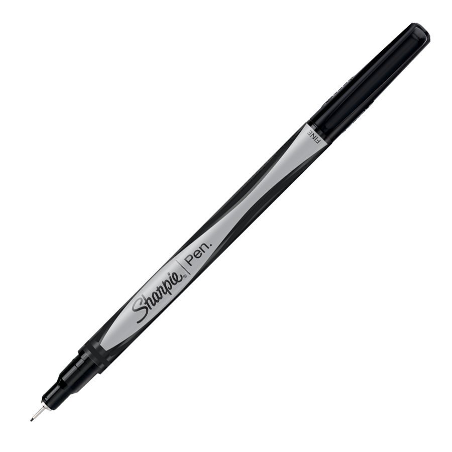 Marqueur Sharpie, pte fine, Noir