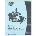 Cahier Canada, Ligné 7 mm, 32 pages, Bleu