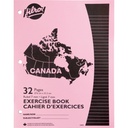 Canada Exercise Book, ruled 7 mm, 32 pages, Pink