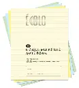 Cahier d'écriture «Écolo» #44, Interligné 5 mm et pointillé, 32 pages