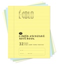 Écolo Writting Book #44, Interlined and Dotted, 40 pages, Yellow