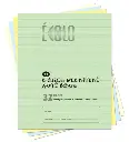 Cahier d'écriture «Écolo» #44, Interigné et pointillé, 32 p., Vert