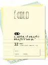 Cahier de projet Écolo #66B, petit, 32 pages, Interligné et pointillé