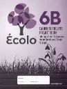 Cahier de projet Écolo #6B, Interligné et pointillé au bas, 6 séquences, 3 trous, 40 pages