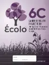 Cahier de projet Écolo 6C, Interligné et pointillé, 10 séquences, 3 trous, 40 pages