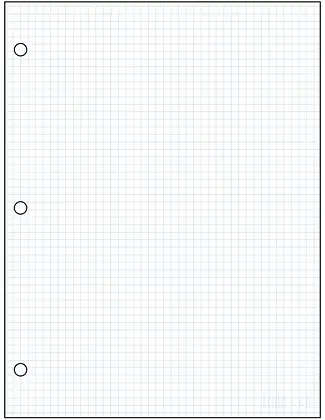 [ECF3A] Ecolo sheet 3A, quadruled 0.5 cm (pkg 50 sheets)