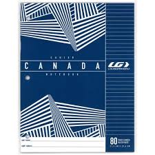 Louis Garneau Notebook, Lined, 80 pages, Blue