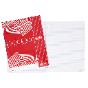 Louis Garneau Notebook, Lined, 40 pages, Red