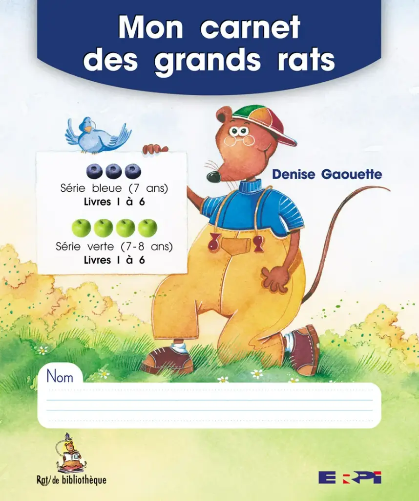 [9782761318341] Mon carnet des grands rats, Cahier 1 (livrets 1 à 6 - séries bleue et verte) (9782761318341)