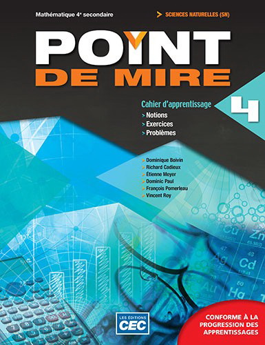 [9782761790024] Point de mire 4, Cahier d'apprentissage SN + exercices interactifs - Accès étudiant Web 1 an, Ed. CEC (9782761790024)
