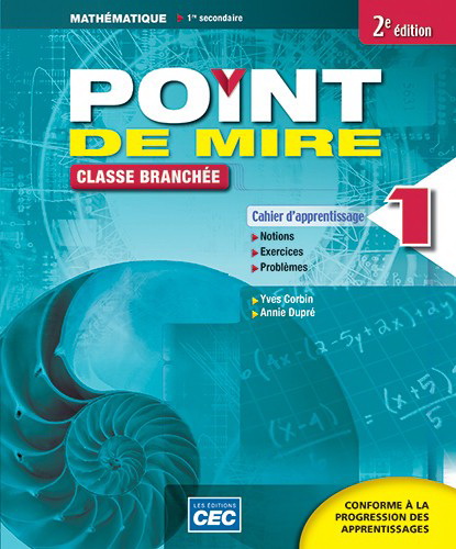 [LV236468] Point de mire 1, 2e Éd., Cahier d'apprentissage 1 + exercices interactifs - Accès étudiant, Web 1 an, Ed. CEC (ISBN : 9782761741965)