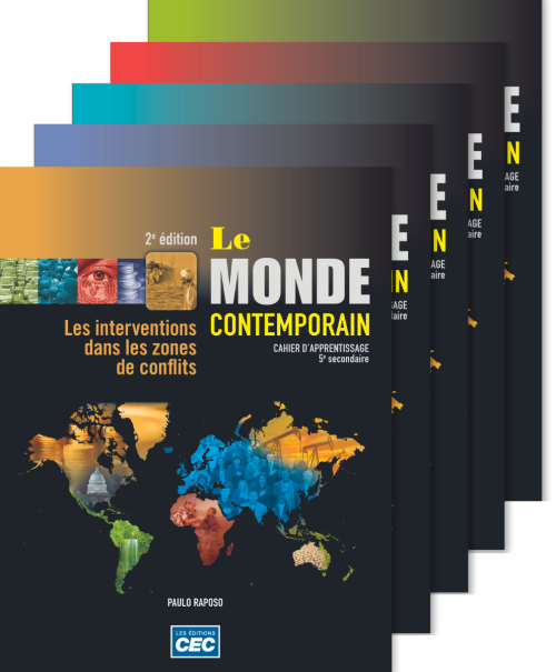 [9782761792141] Le monde contemporain, Cahier d'apprentissage en fascicules (5 thèmes), version papier + Accès étudiants Web 1 an, Éditions CEC, ISBN : 9782761792141