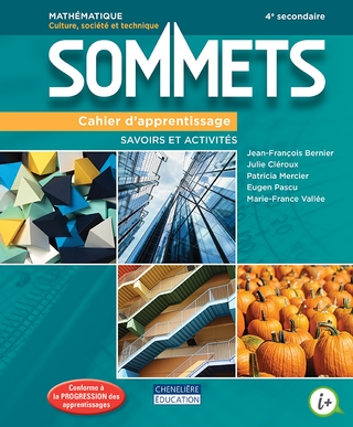 Sommets CST, 2e cycle, 2e année, Combo cahier d'apprentissage version imprimée et numérique +activités interactives 1 an (9782765077398)