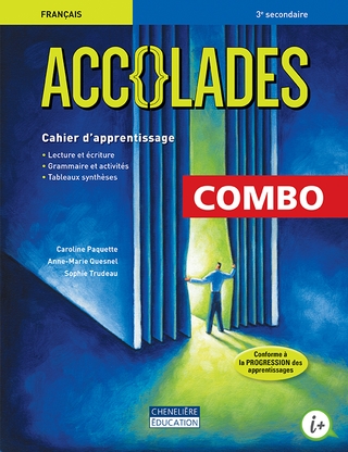 [9782765059516] Accolades (2e cycle, 3e secondaire) Combo - Cahier d'apprentissage imprimé et numérique + activités interactives - 1 an