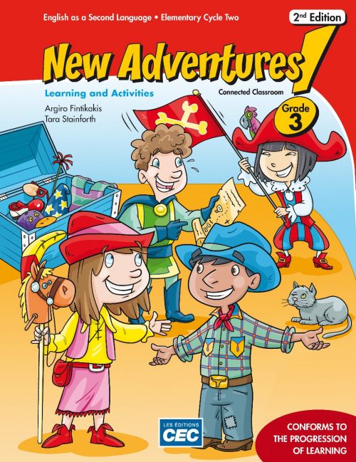 [9782761782081] New Adventures Grade 3 - Learning and Activities Book, 2nd Ed. - Free web version with teacher's access (9782761782081)
