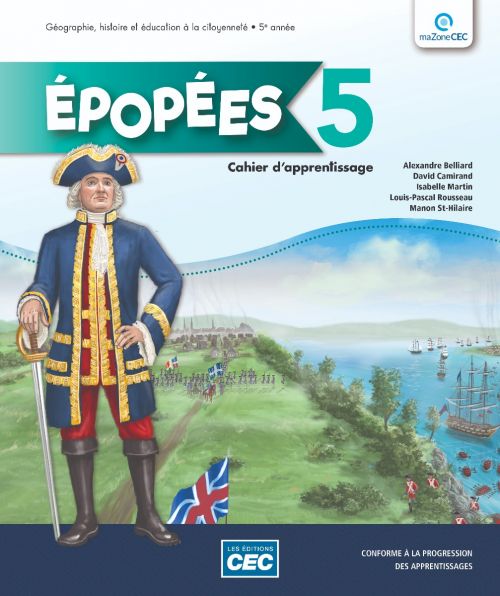 [LV269707] Épopées 5e année - Cahier d'apprentissage - Cahier numérique gratuit avec l'accès enseignant (9782766201617)