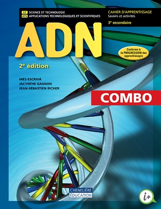[LV317035] ADN ST-ATS (3e seondaire) Combo cahier d'apprentissage imprimé et numérique + activités interactives - 1 an (9998202210819)