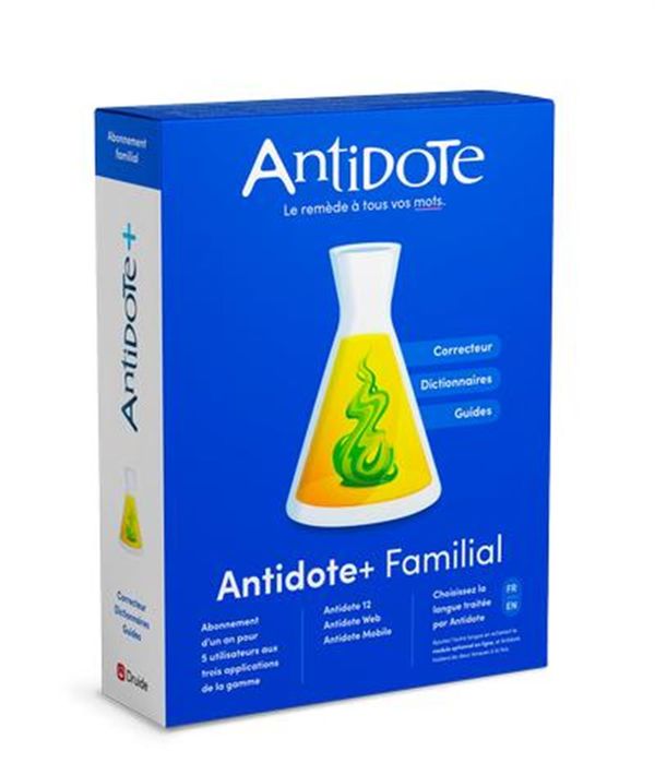 [9782922010510] Antidote+ Family 12 (One-year subscription for 5 users)