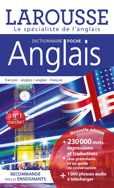 [9782036021853] Dictionnaire Larousse Français-Anglais, Format Poche