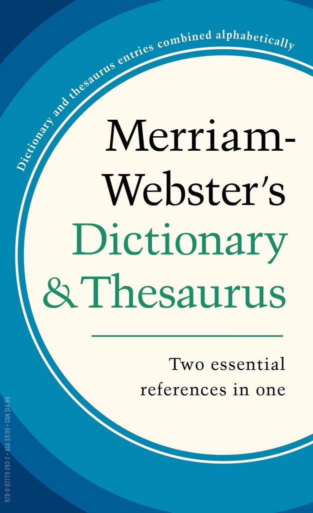 [9780877792932] Merriam-Webster's Dictionay and Thesaurus (9780877792932)