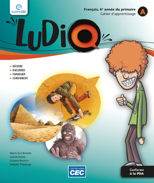 LudiQ 6e année - Cahier d'apprentissage (incluant le carnet des savoirs et le carnet de révision)
