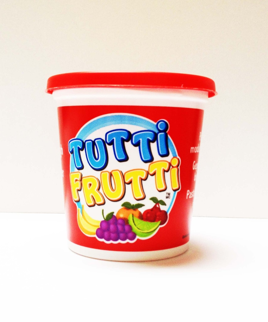 Pâte à modeler parfumée «Tutti-Frutti», pot de 100 g, Coul. Ass.