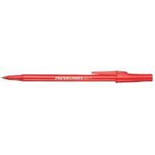 Papermate Pen, Medium, Red