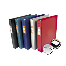 Cartable avec pochettes, 7.62 cm (3"), Couleurs assorties