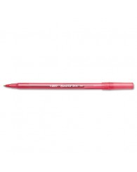 Bic Round Pen, Medium, Red