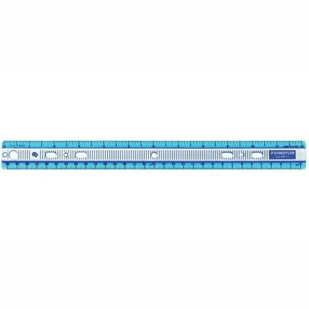Règle en plastique Staedtler, 30 cm/12", 3 Trous pour relieur