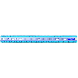 Staedtler Plastic Ruler, 30 cm/12", 3 Holes for Binder