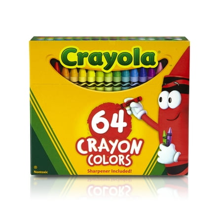[X267682] Crayola Wax Crayons (Box of 64)