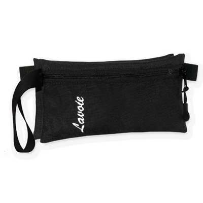 Lavoie Double Pencil Case, Black (This style is offered only until stock is depleted)