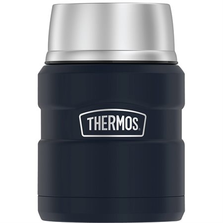 Thermos Insulate Food Container, 470 ml, Matte Blue (This style is offered only until stock is depleted)