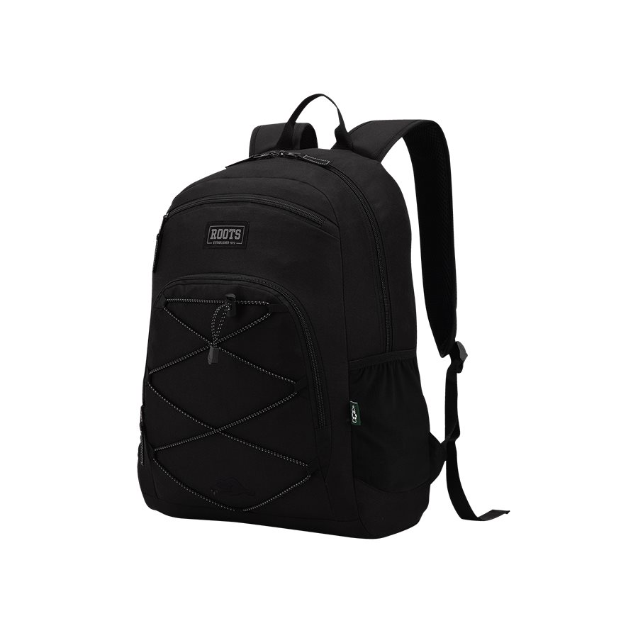 Roots Recycled Fabric Backpack black (This style is offered only until stock is depleted)