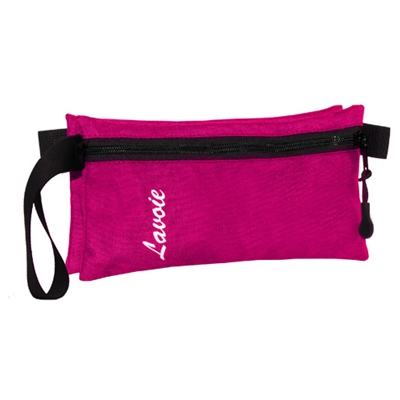 Lavoie Double Pencil Case, Fushia (This style is offered only until stock is depleted)