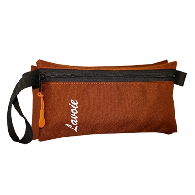 Lavoie Double Pencil Case, Cognac (This style is offered only until stock is depleted)