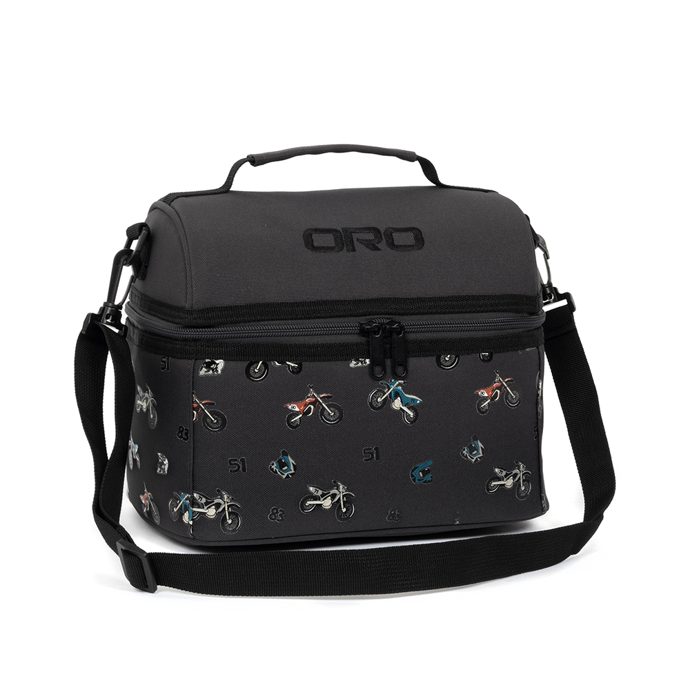 Oro Dome Lunch Box, Motos