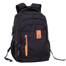 Geo Backpack, Black/Orange