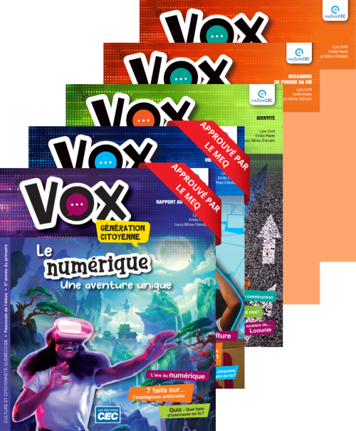 Vox 5e année - Ensemble des 5 fascicules (9782766211029)