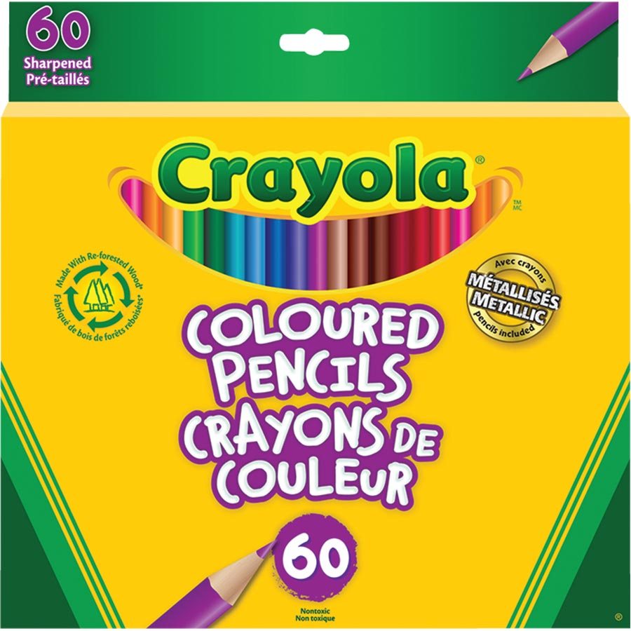 Crayola Colouring Pencils (Box of 60)