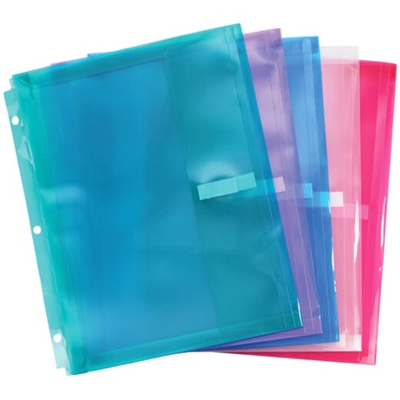 [723890] Enveloppe pour relieur, Translucide, Coul. ass.