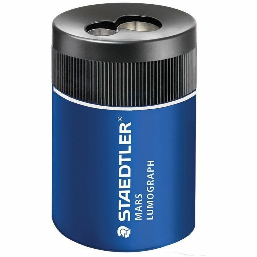 [834774] 2-Hole Metal Sharpener  with container screwable