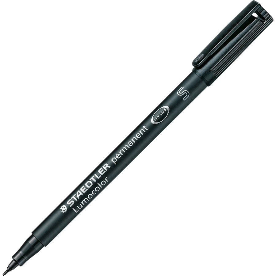 [182733] Lumocolor Permanent Marker, Super fine tip, Black