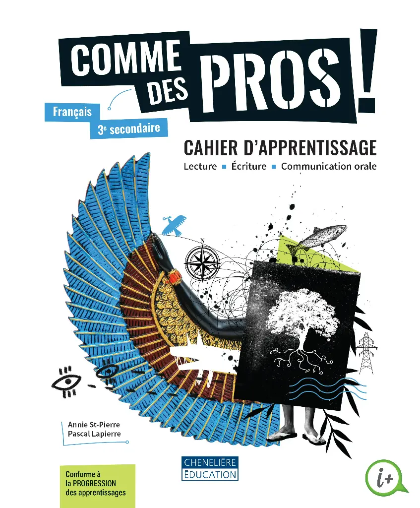 Comme des pros!, 3e secondaire, COMBO - Cahier d'apprentissage versions imprimée et numérique + activités int. - 1 an + le magazine (9998202310038)