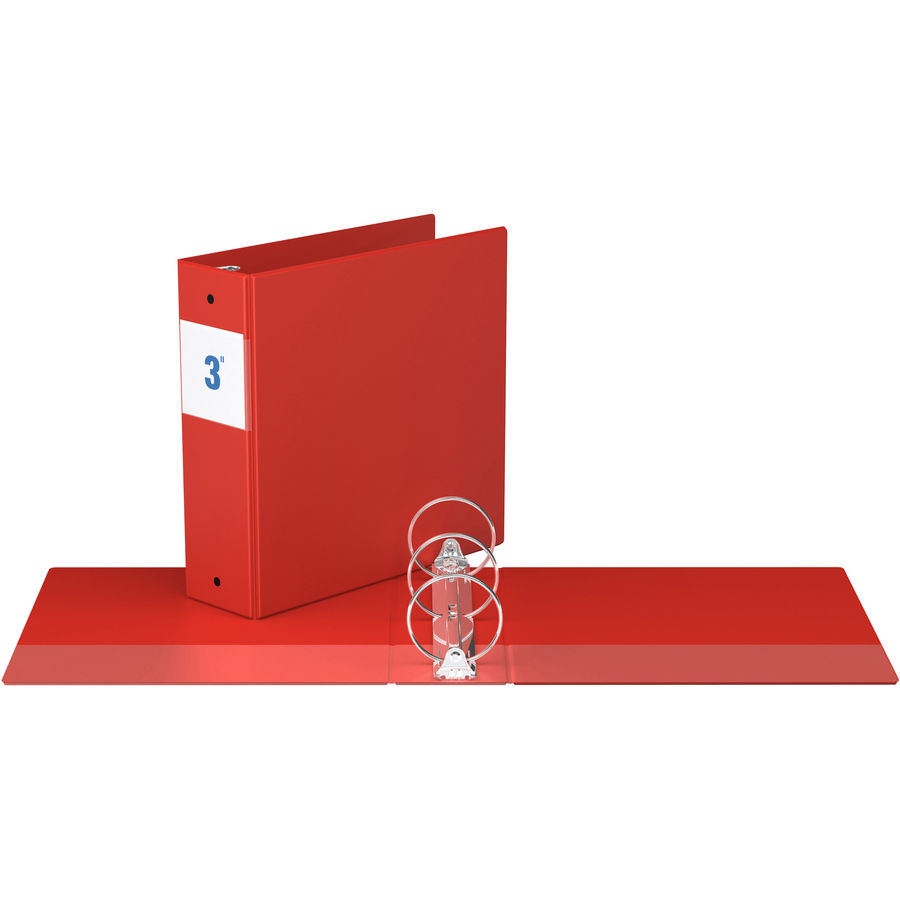 Binder with pockets, 3 inches, Red